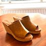 New Limited Edition M & S Suede Wedges Image 3