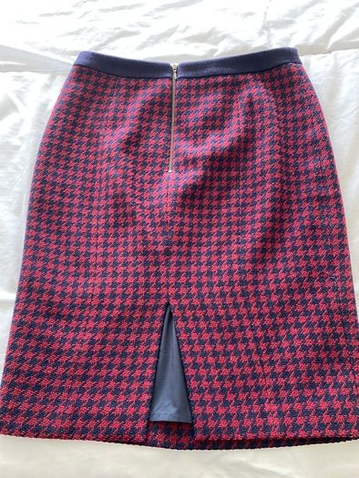 Red & Navy Skirt