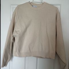 Zara cream jumper size S