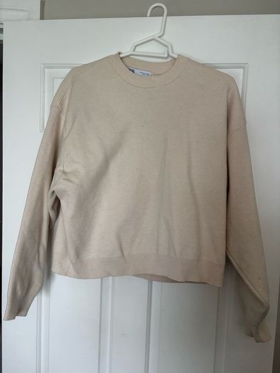 Zara cream jumper size S
