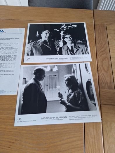 Mississippi Burning Movie Press Book And Photos