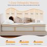 Kingsize Mattress 150x200 25cm Hybrid 5ft Mattress with Memory Foam & Pocket Springs 8-Layer 7-Zone Orthopaedic Euro Top Medium Firm for Pressure Relief & Motion Isolation(Yellow) Image 5