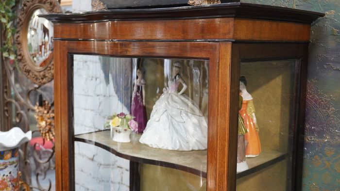 Antique Mahogany Display Cabinet