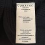 Size S Mens Navy Heavy Cotton Jumper by Curated,  Utility, Stockholm Image 3