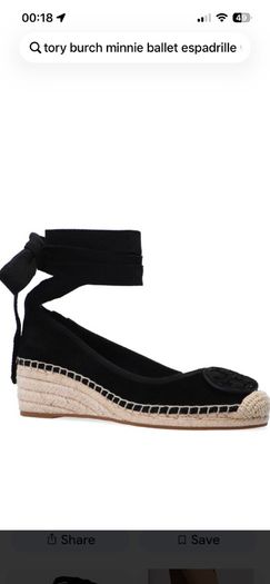 Tory Burch  espadrilles wed shoes size US8,5 / 5,5