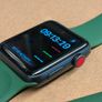 APPLE Watch Series 3 GPS LTE (Cellular) A1891- 42MM Black Aluminum Case with Green Band Image 10