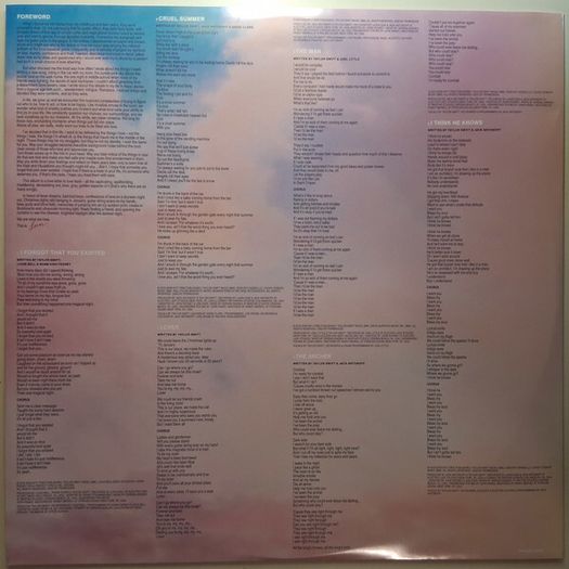 Taylor Swift  Lover Vinyl, LP, Pink Vinyl, LP, Blue Translucent