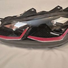VW Glf MK6 Headlight Front Left Passenger Gti Red Mk7.5 Headlights
