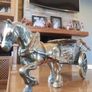 brass horse with the carriage Image 5