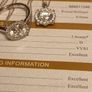 High quality 2 Ct + 2Ct Moissanite Solitaire Ring and Pendant Set. Image 7