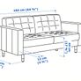 IKEA Landskrona 2-seater Sofa Image 4