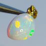 Ethiopian Fire Opal Pendant 2.93ct on Goldplated S925 Silver Image 6