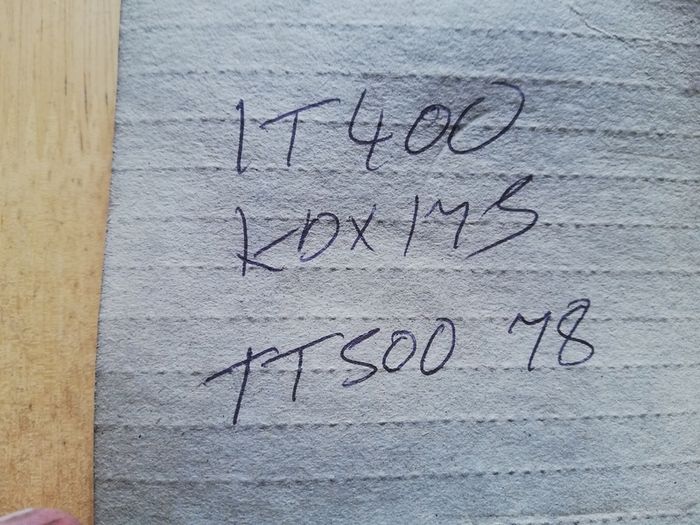 it400 kdx175 tt500 fork seals
