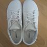 White Leather Barefoot Shoes UK9.5 Image 2