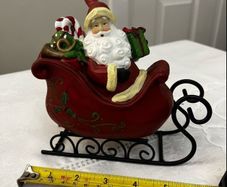 Santa Sleigh Decoration
