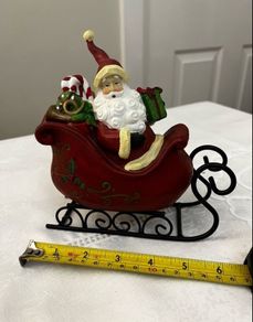 Santa Sleigh Decoration