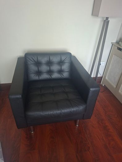 Pair of Leather Armchairs
