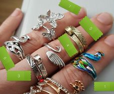 Knitting Crochet Adjustable Tension Rings
