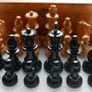 Antique  Chess Set 1930s-40s European Hand Carved Boxwood Complete 32 Pieces Image 7
