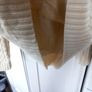 Carraigdonn Cream Aran Cardigan Cotton Lined 16 New. Image 3