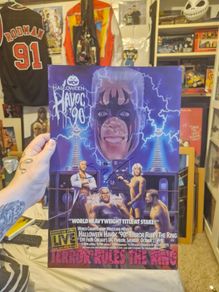 WCW Halloween Havoc Poster Signed By Sid Vicious