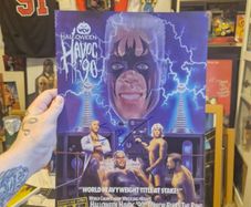 WCW Halloween Havoc Poster Signed By Sid Vicious