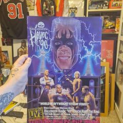 WCW Halloween Havoc Poster Signed By Sid Vicious
