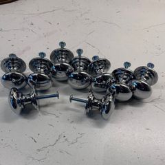 Chrome Kitchen cup handles and knobs