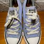 Converse All Star Ladies Girls Light Blue Canvas Lo Top Trainers UK4 EUR36.5 Image 5