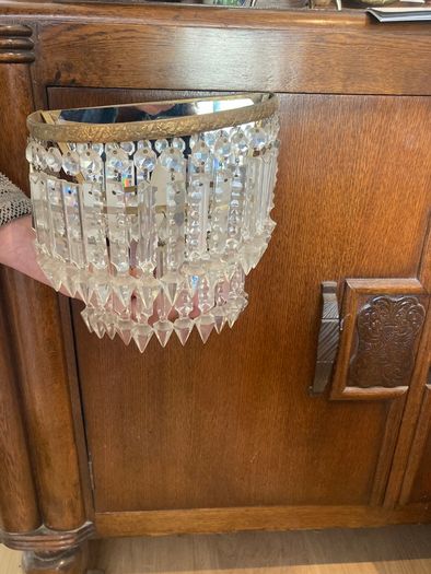 Vintage Wall Light - Crystal
