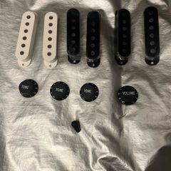 Fender Stratocaster Guitar knob set volume tone cover single coils pickups Charvel esp fender telecaster jackson Ibanez electric guitar parts accessories