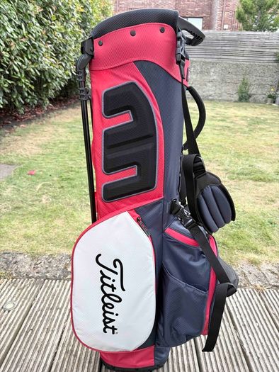Titleist Players 4 Stadry Stand Bag Navy/White/Red