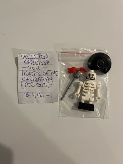Lego Skeleton Barbossa from Pirates of the Caribbean