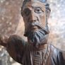 2 X Vintage Ouro Artesania Carved Figures (16") Image 4