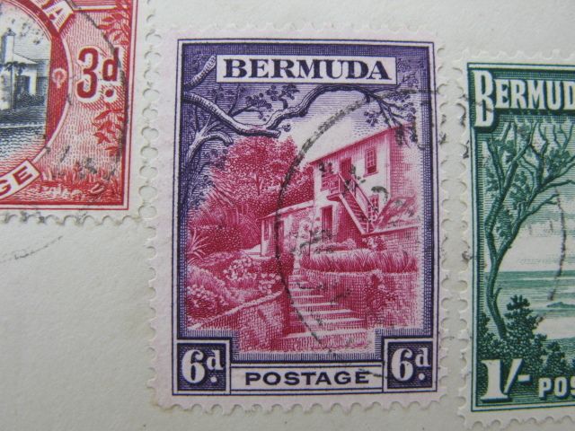 Stamps, Bermuda FDC 1936 Definitive Set