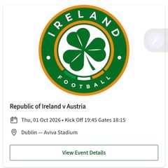 ireland v austria