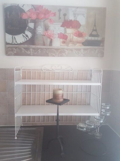 White French Shabby Chic Wire Shelf