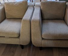 Armchairs, Beige