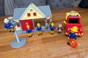 Fireman Sam Toy Bundle Fire Station, Venus Truck &amp; 8 Figures