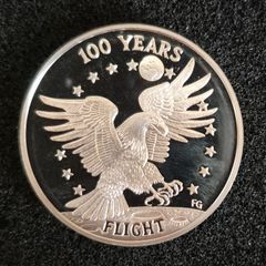United States , flight ,  commerative coin.
