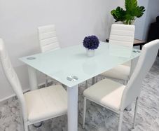 Glass Dining Table Set 4 chairs Free delivery