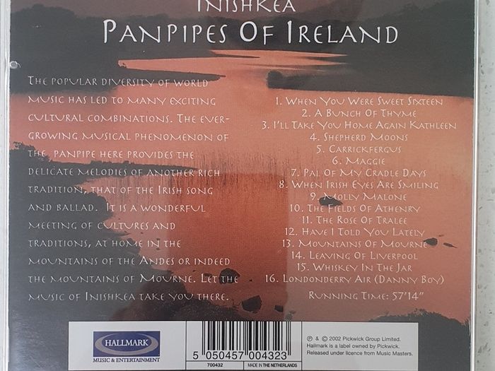 Panpipes of Ireland - CD