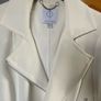 White heavy Outline zip up jacket size 8 Image 5