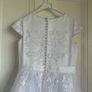 communion dress and hair accessory - perfect condition - worn once Image 4