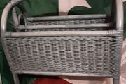 french rattan magazine rack 70's, read ad