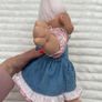 Russ Vintage Troll Kidz Daisy Troll Dress Plush Doll Used Dirty Damaged Please see pictures Image 10
