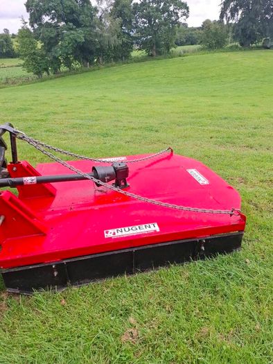 Tractor grass topper