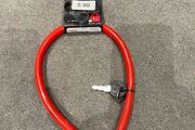 Bike lock with keys.