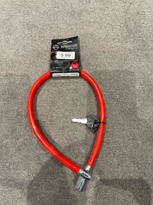 Bike lock with keys.