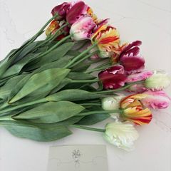 The Irish Country Home faux tulips